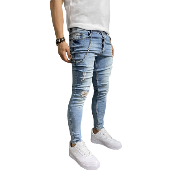 Jean Βlack Island 6585 Μπλέ Skinny fit